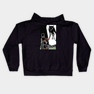 Negative Dog Kids Hoodie